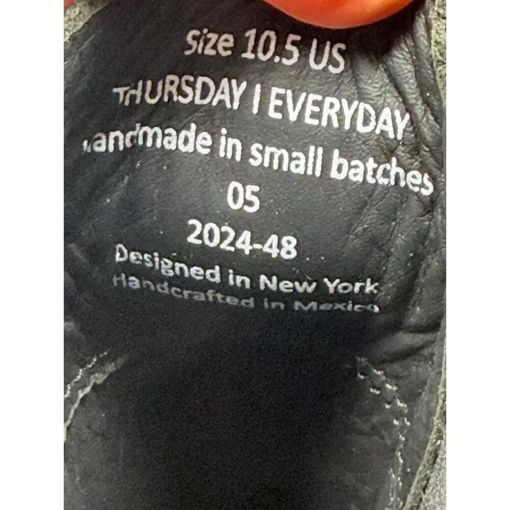 THURSDAY BOOT CO. Reign Mid Chelsea Boots Leather Black Sz 10.5 $168